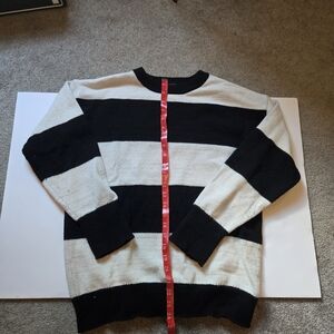 Medium sized b&w stripped baggy sweater from Wild Fable